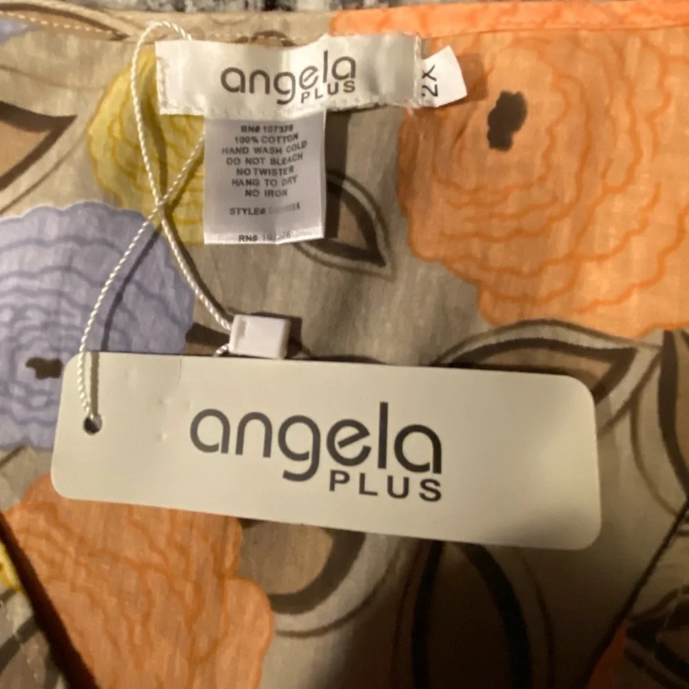 NWT Angela 2X Floral Dress - Picture 9 of 10